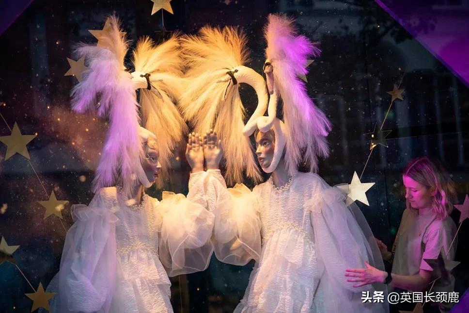伦敦圣诞橱窗,2021年英国圣诞