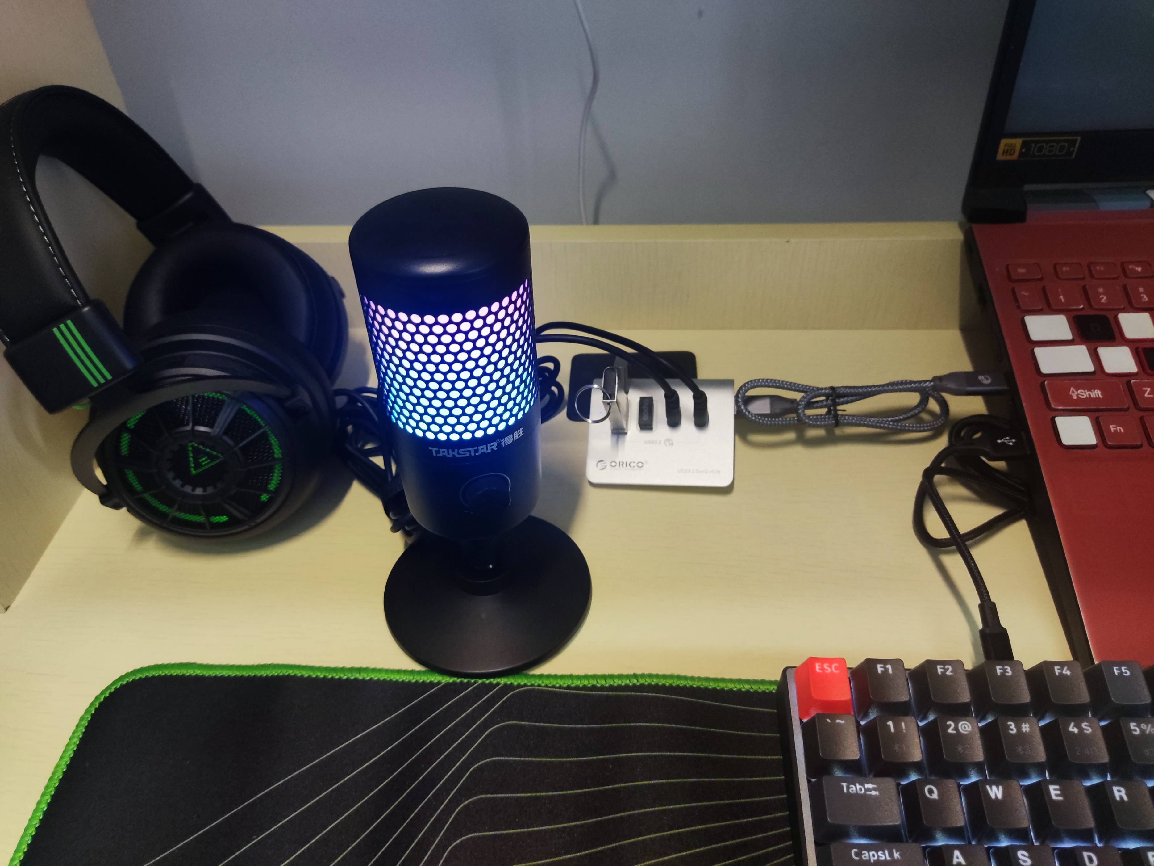 oricousb3.0透明分线器,usb3.2接口可以用usb3.0分线器