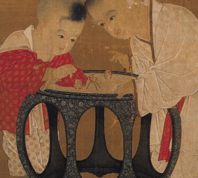 宋朝苏汉臣婴儿图,历史上的婴戏图