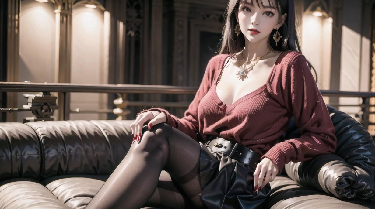 二次元ai女神图片,ai二次元少女美图