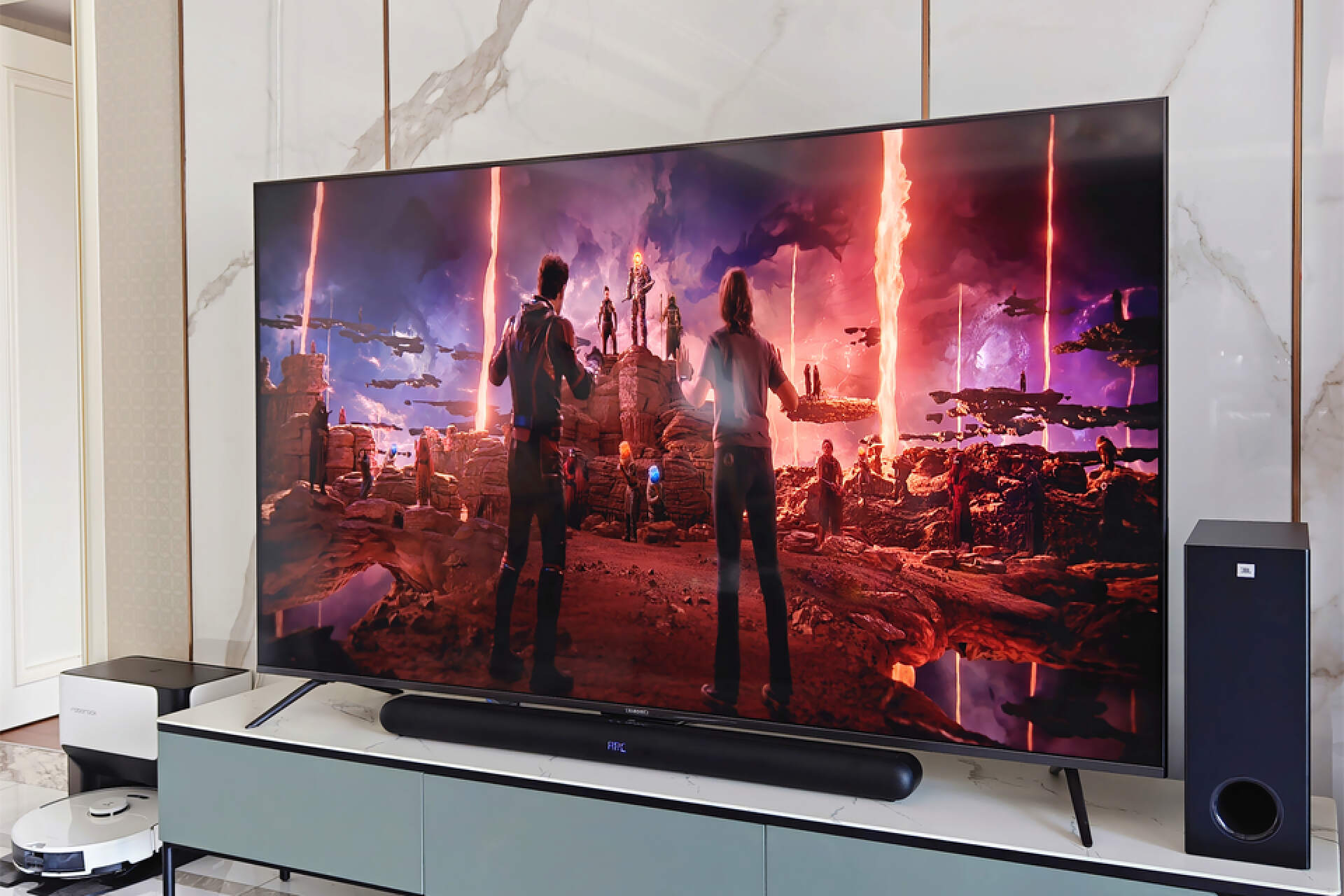 是影院也是KTV，客厅电视不再是摆设，JBLKTV350入手简评