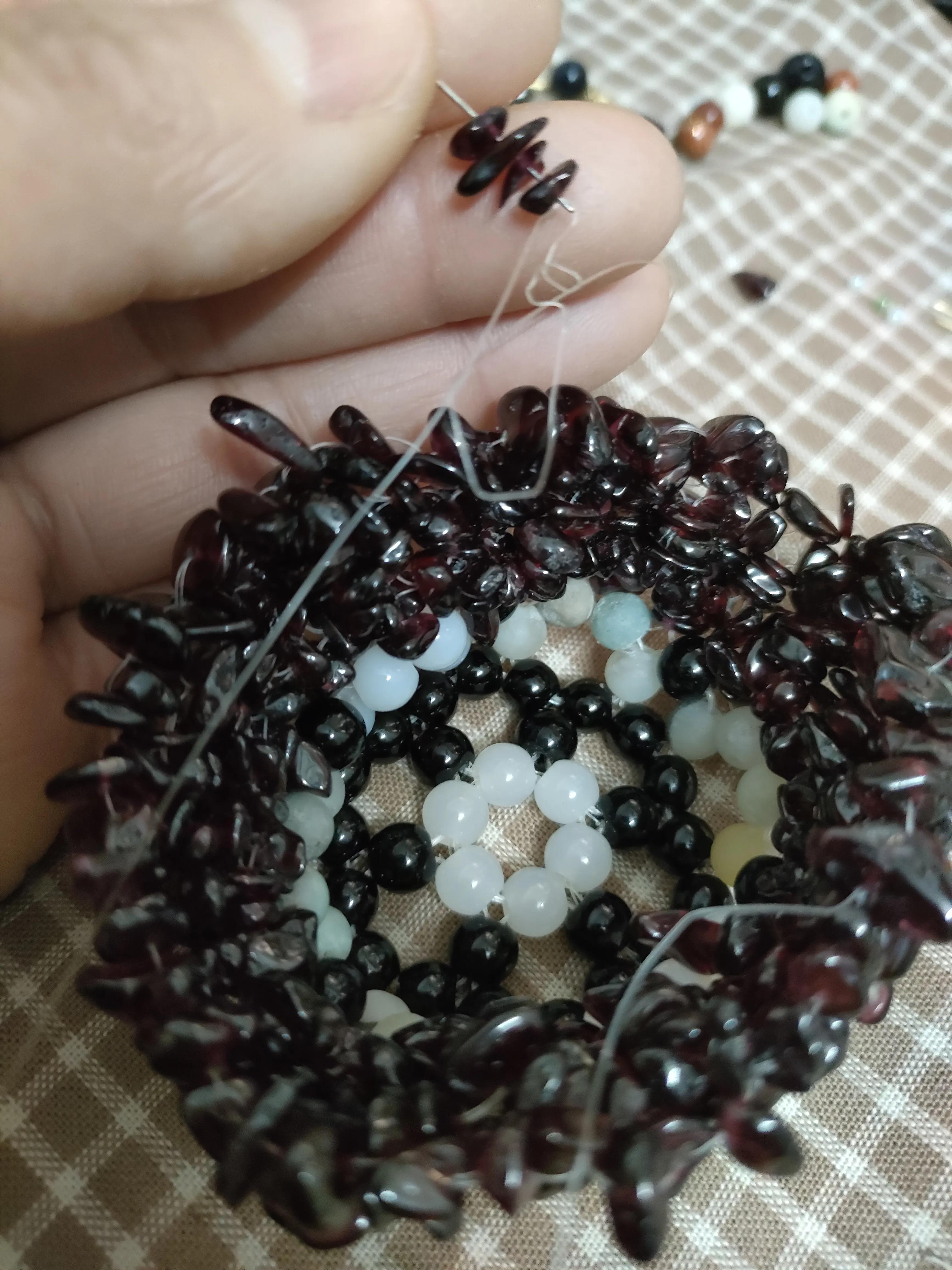 手工串珠花瓶串花视频,手工串珠花瓶