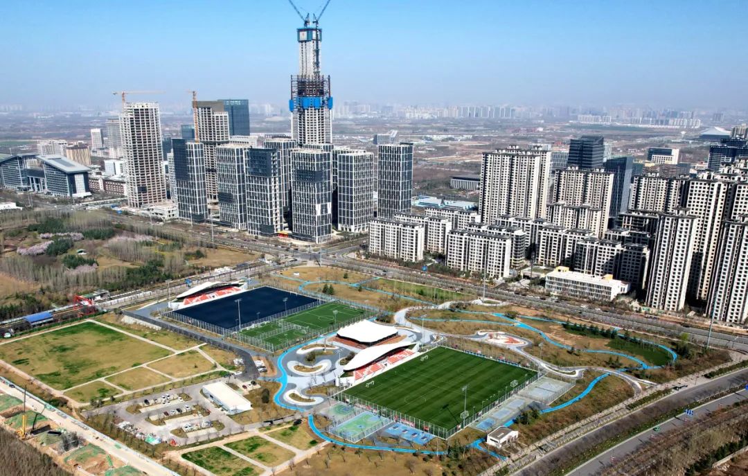 沣东足球运动公园何时开园,沣东足球中心周围规划