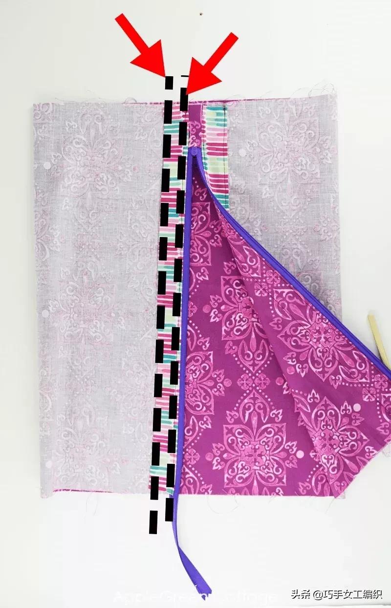 两块布制作的收纳袋,两块长方形布怎么做一个收纳袋