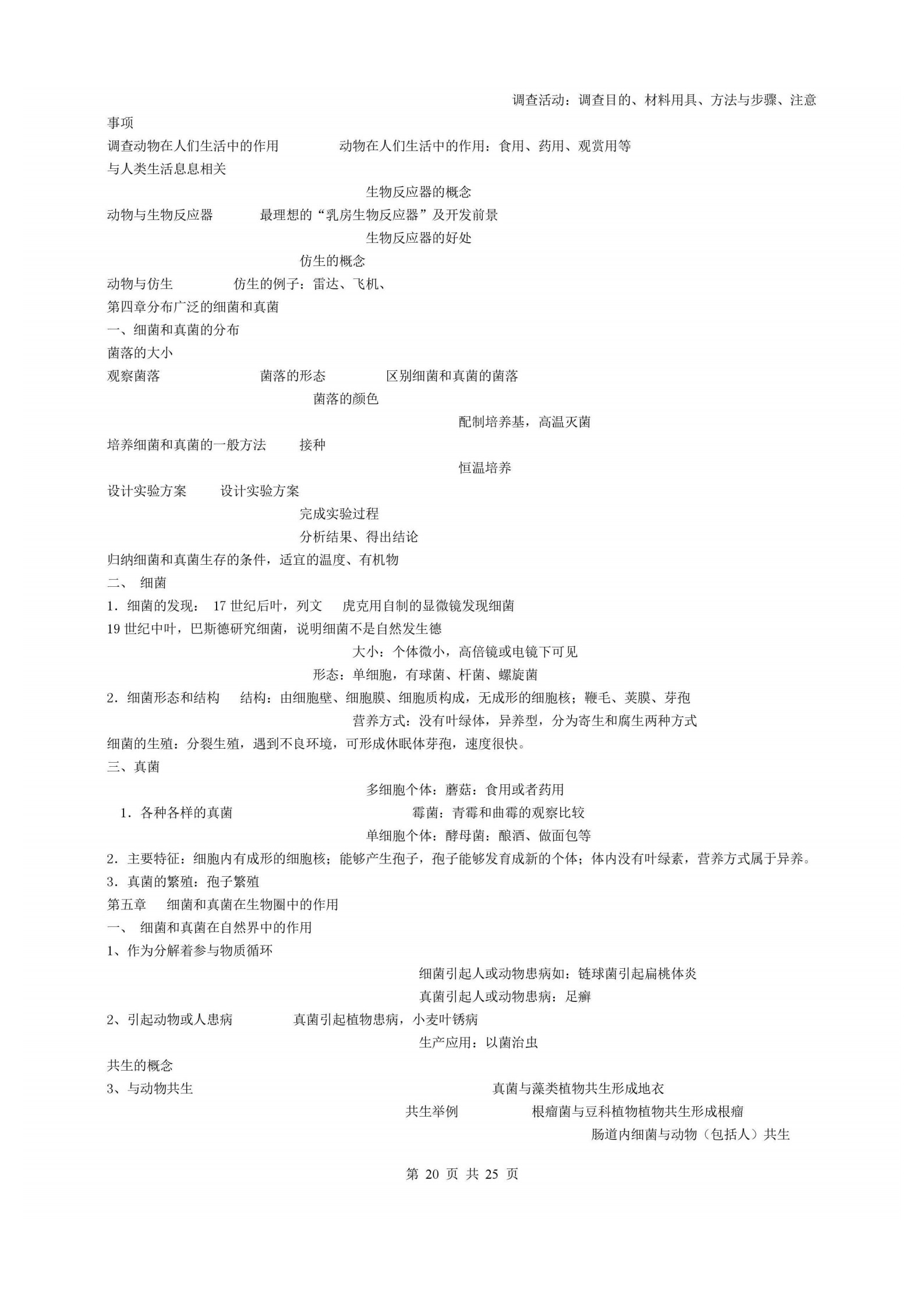 中考生物考点精讲视频,中考生物重点知识点归纳