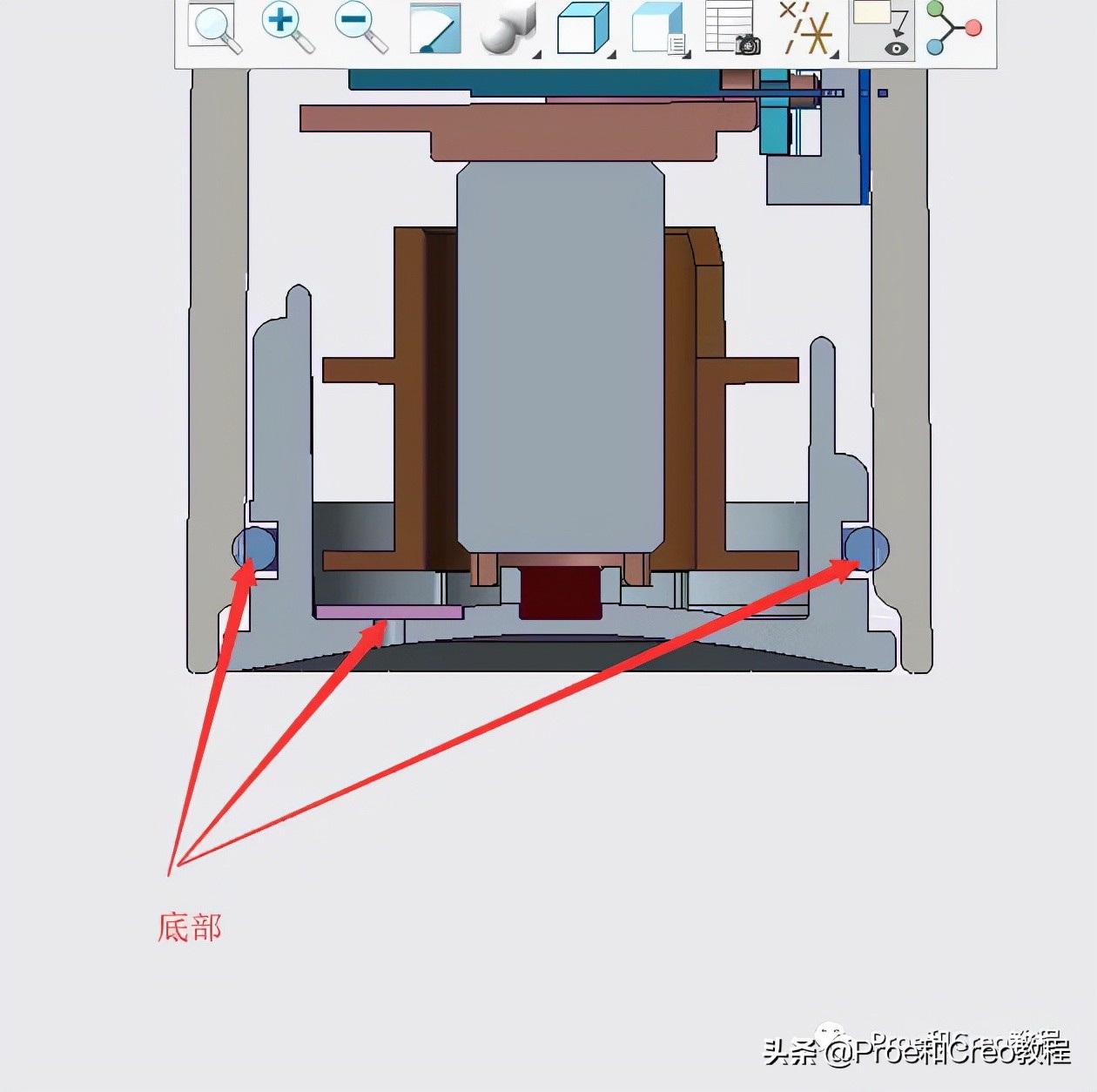鐢靛姩鐗欏埛creo鏁欑▼,creo鐢靛姩鐗欏埛浜у搧缁撴瀯璁捐