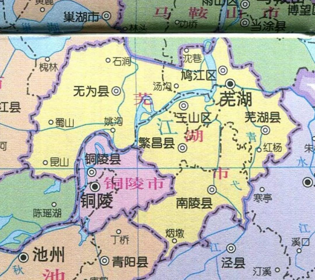 芜湖旅游分布图,揽胜神州芜湖