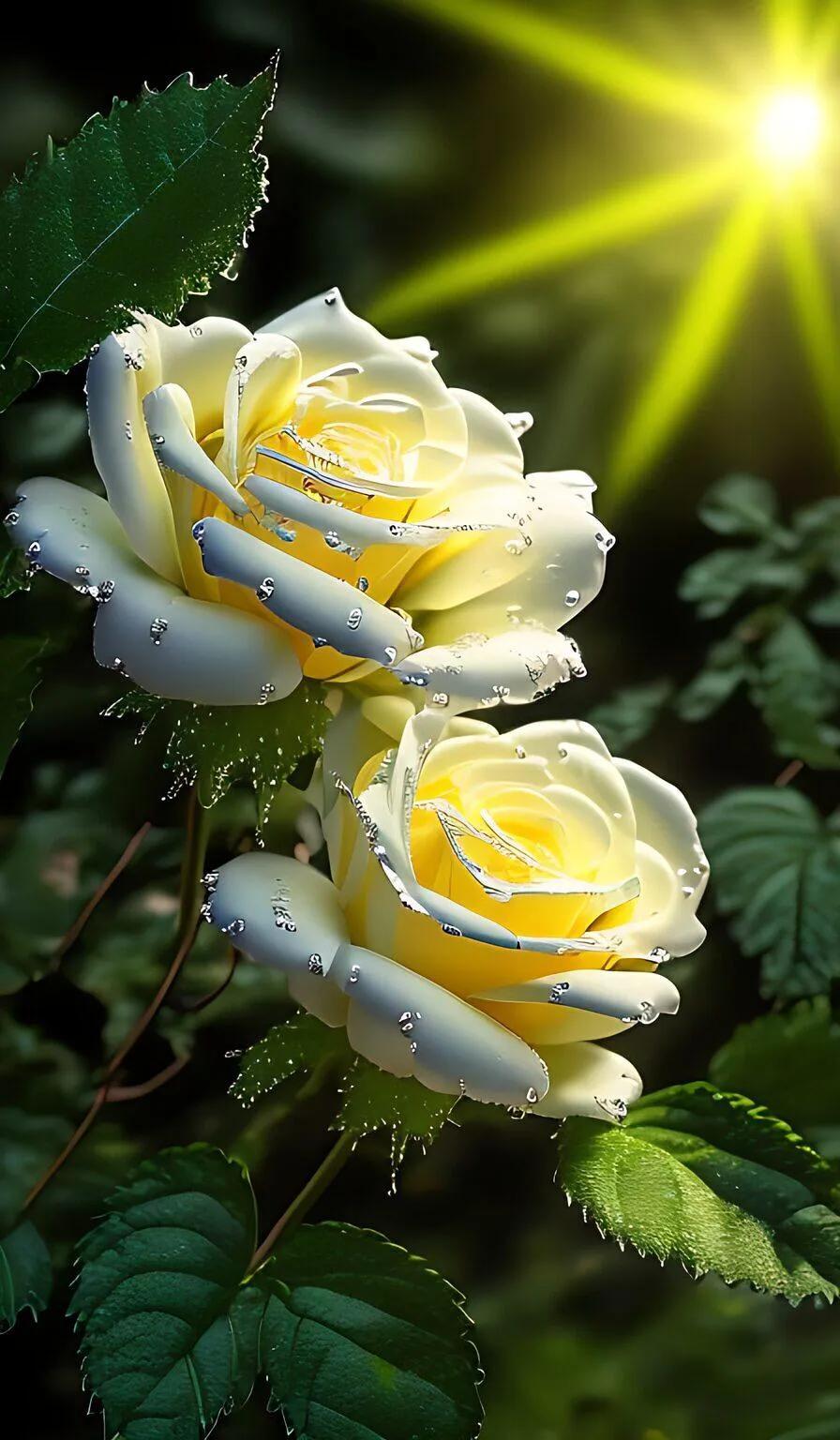 婀娜多姿的玫瑰花