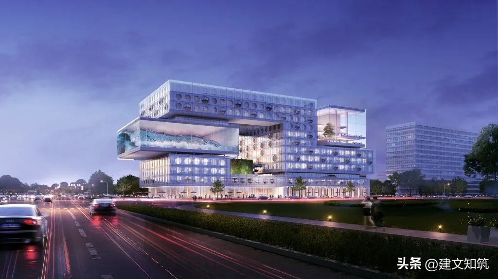 「荐筑」润友科技临港总部方案公布，最大限度漂浮丨中建东北院