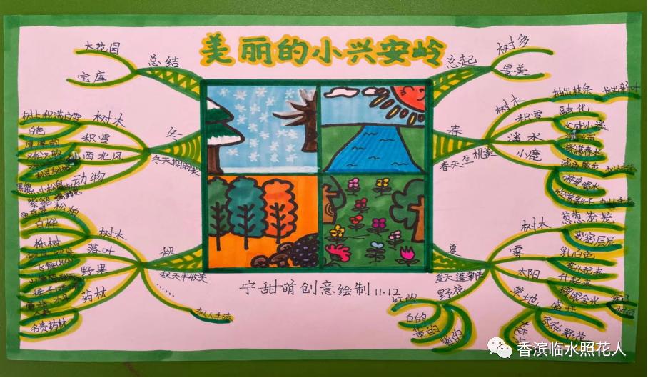 教你用思维导图学语文,语文思维导图20课小兴安岭