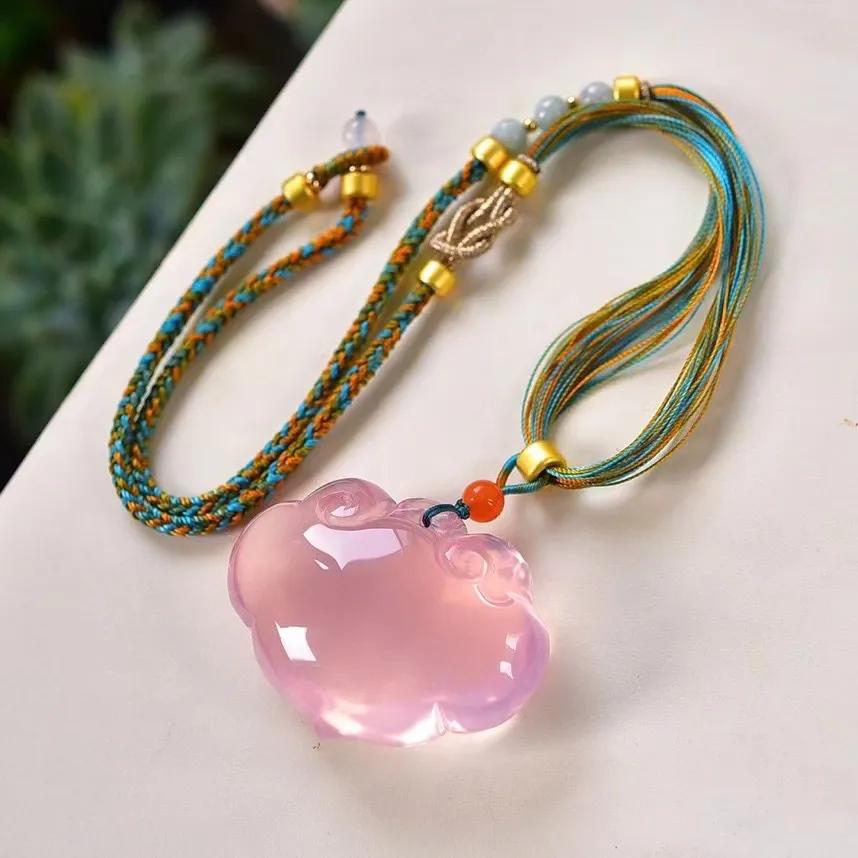 粉水晶王者,冰种粉晶和星光粉晶