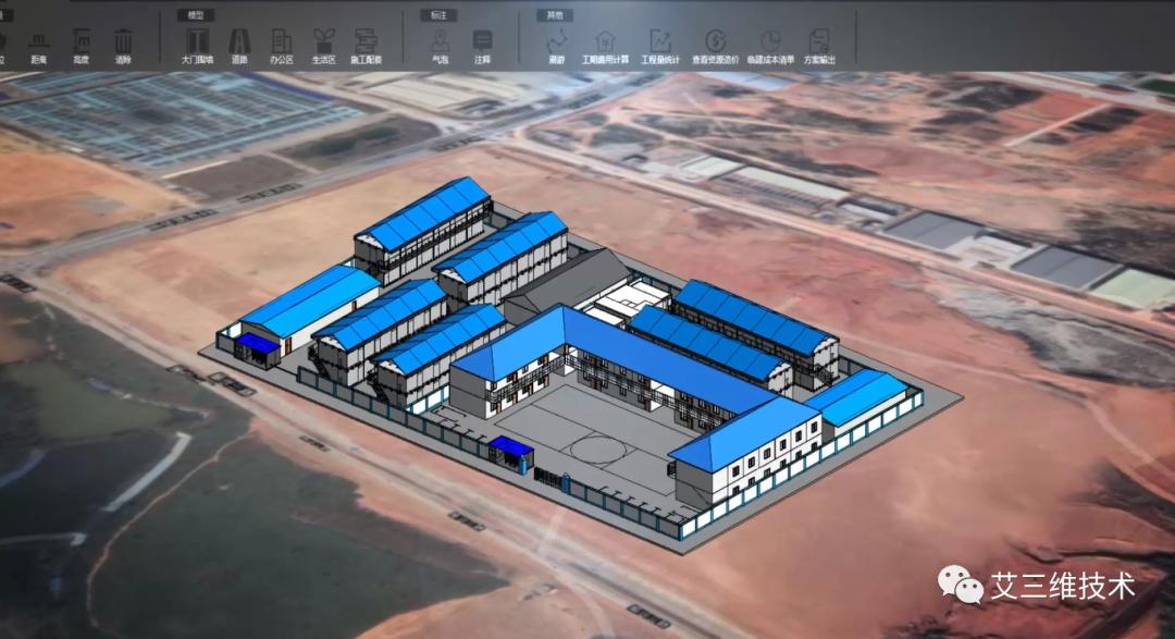 施工现场临建布置图案例,施工现场临建离工地近怎么布置