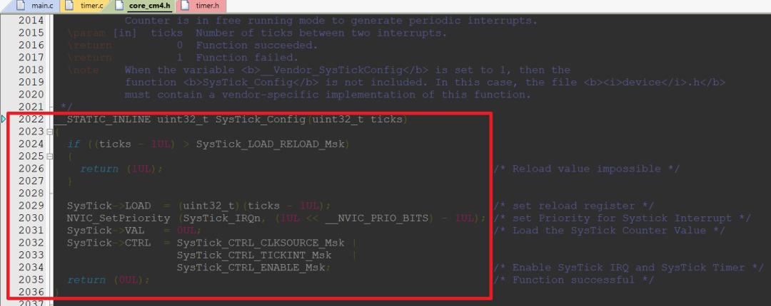 systick定时器配置步骤,systick定时器如何工作