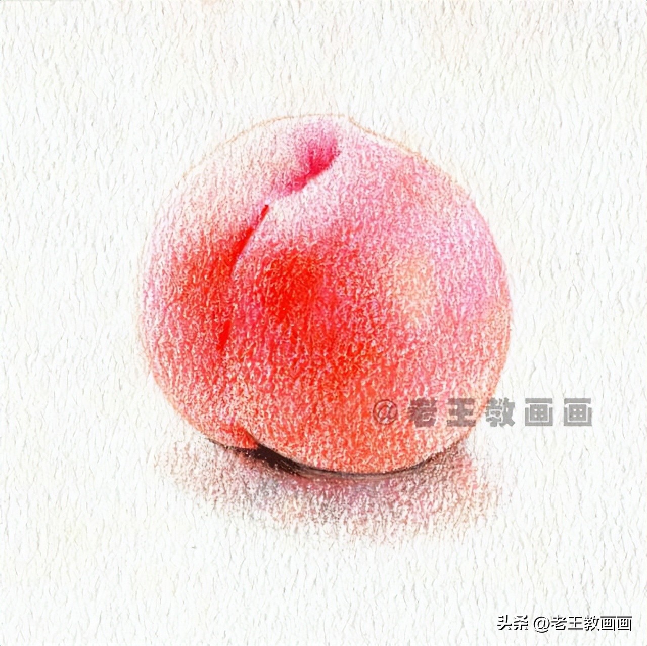 国画怎么样画桃子视频,画简单的桃子