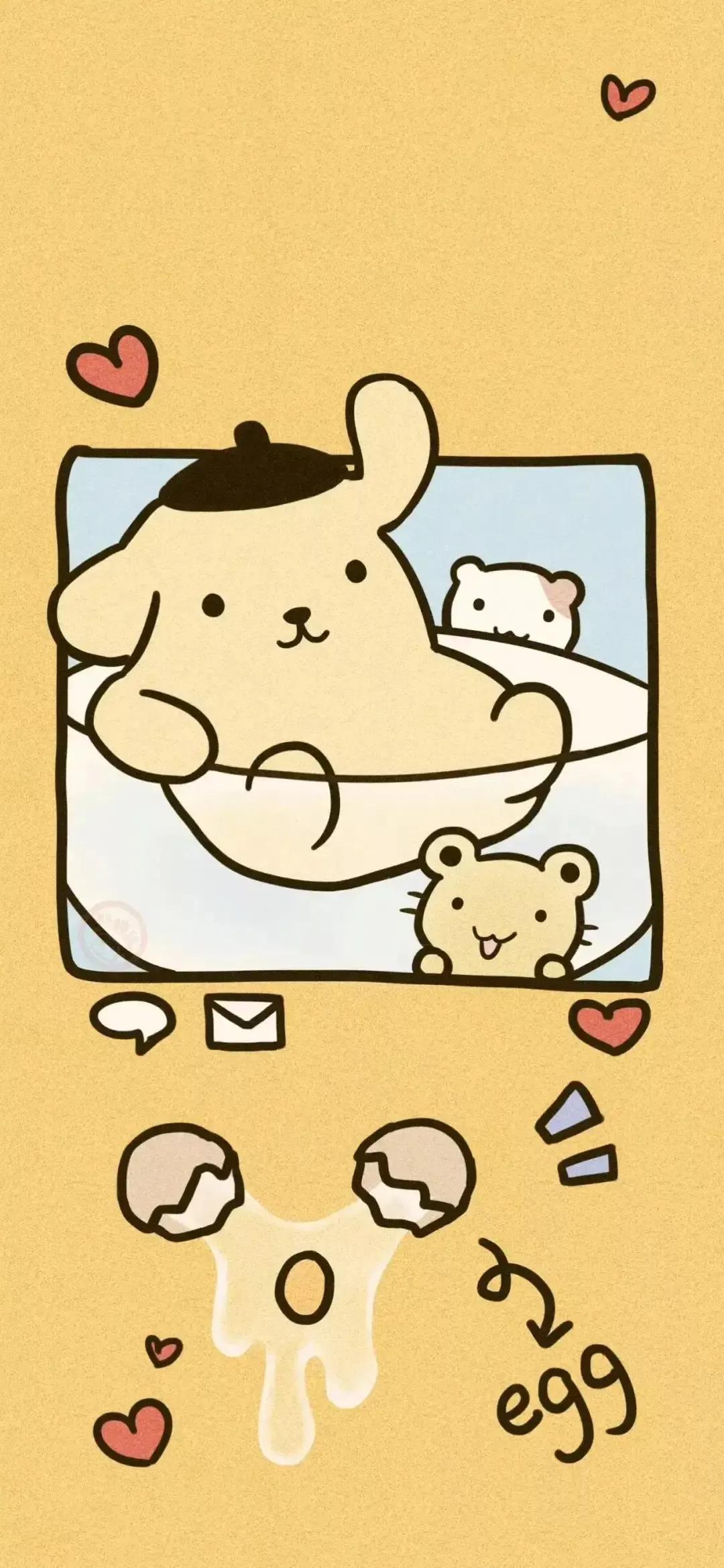 绿色可爱卡通壁纸超清全面屏,卡通可爱壁纸高清全屏可自取