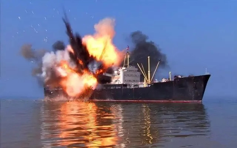 40吨金船被击沉,日籍货船被击沉