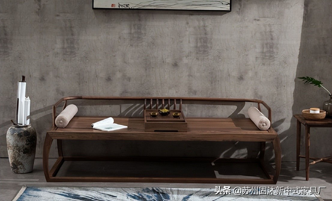 禅意新中式原木大平层,新中式原木禅意软装元素