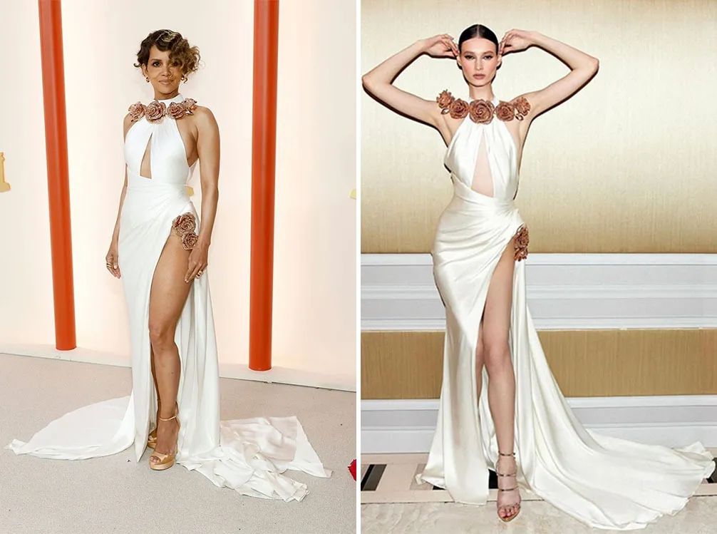 杨紫琼巴黎赏秀与未婚夫出席活动,杨紫琼霸气金球奖