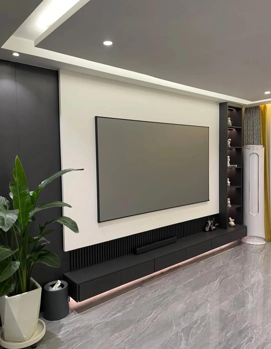 中式电视背景墙图,30款电视背景墙