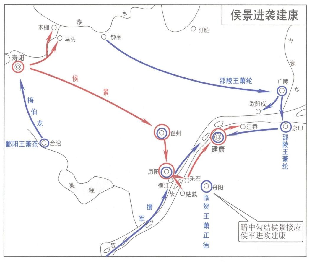 侯景之乱时梁军为何坐观成败,侯景乱梁真实历史