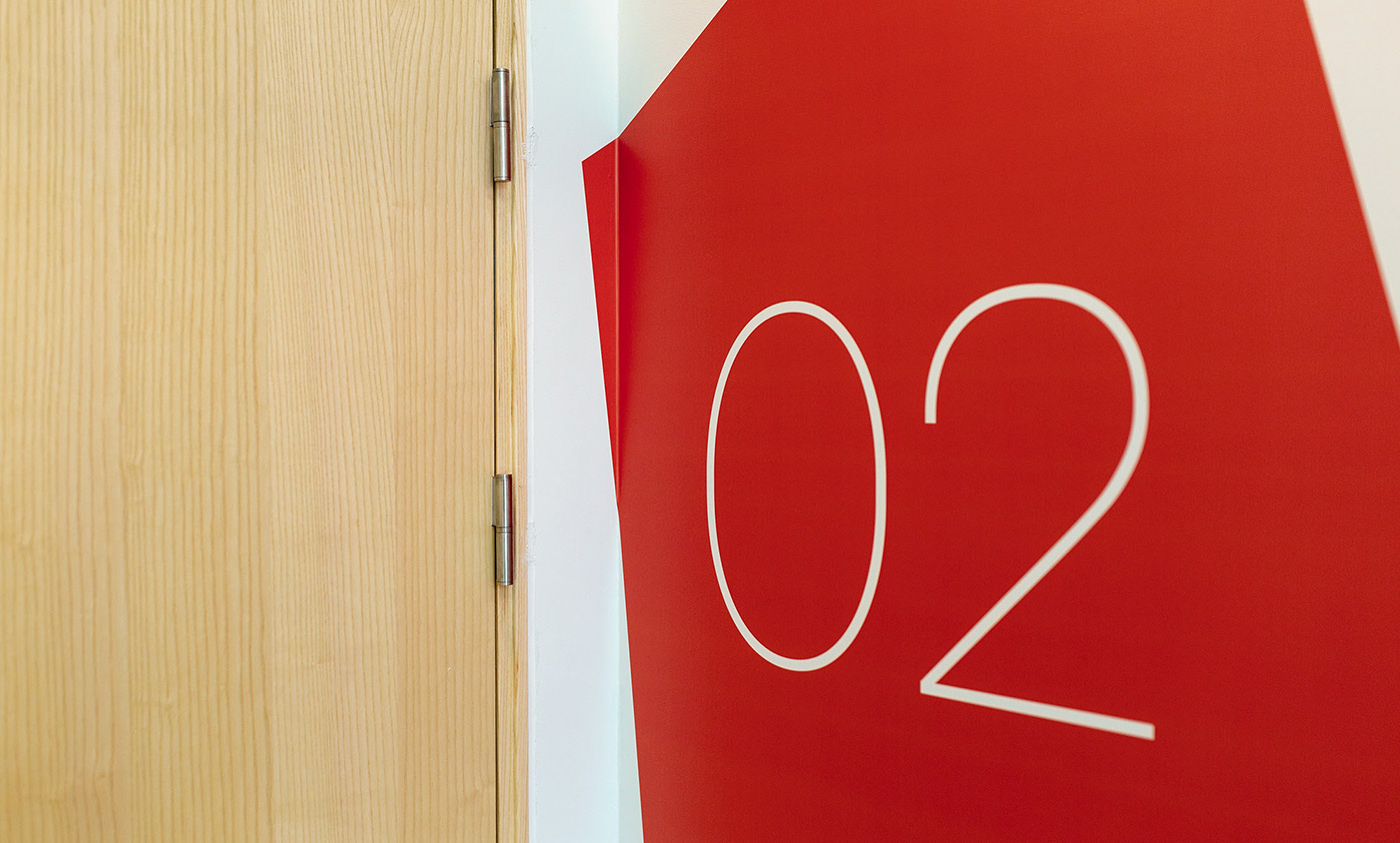 导向标识牌设计效果图,极简主义指示牌设计