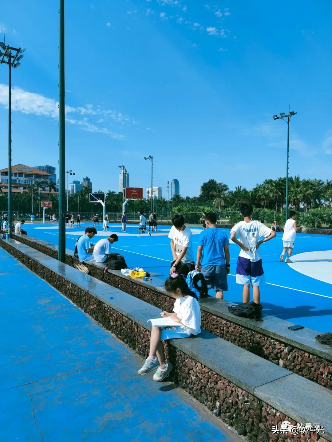 海口世纪公园晚霞,海口十大纪实摄影作品