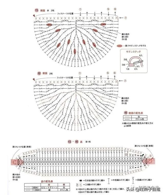 经典时尚的小包编织,横款小包编织教程简单一点