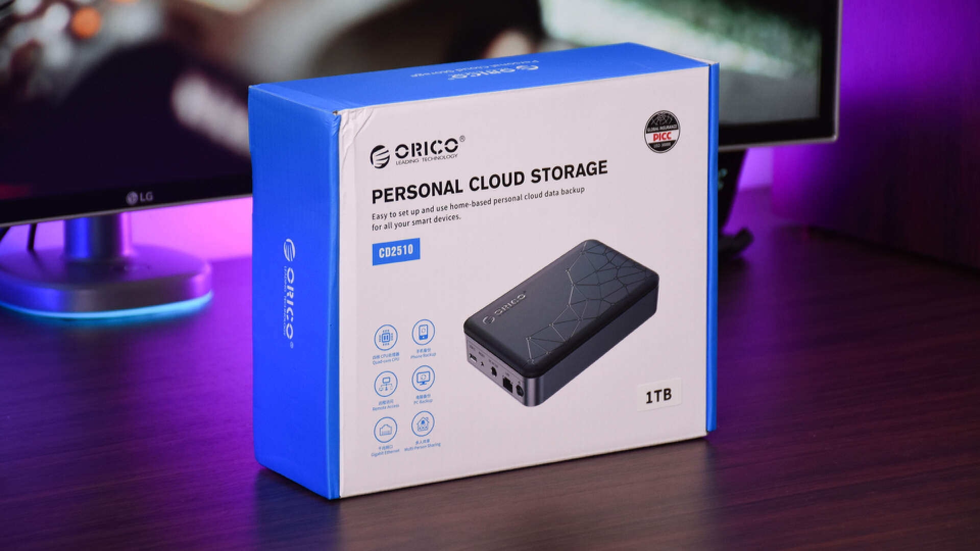 简易nas硬盘盒,orico双盘nas