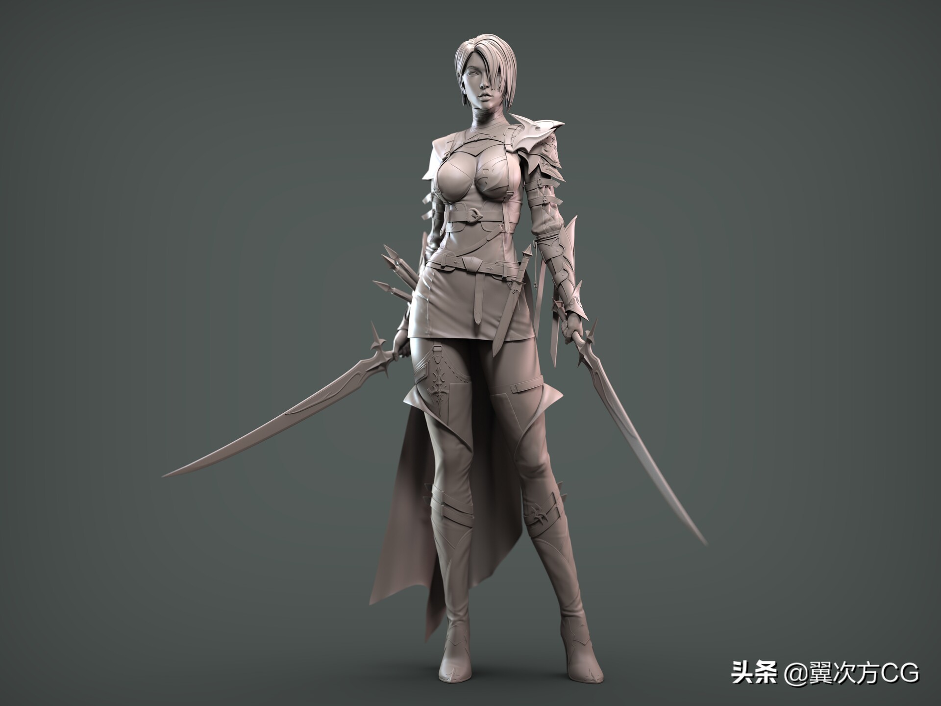 翼次方线下实体班学员白模作品图更-20220616