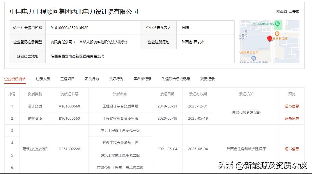 中国电力工程顾问有限公司华东,中电工程西北电力设计院有限公司