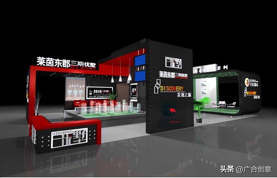 展会展位72平米设计效果图大全,9平米展位设计技巧