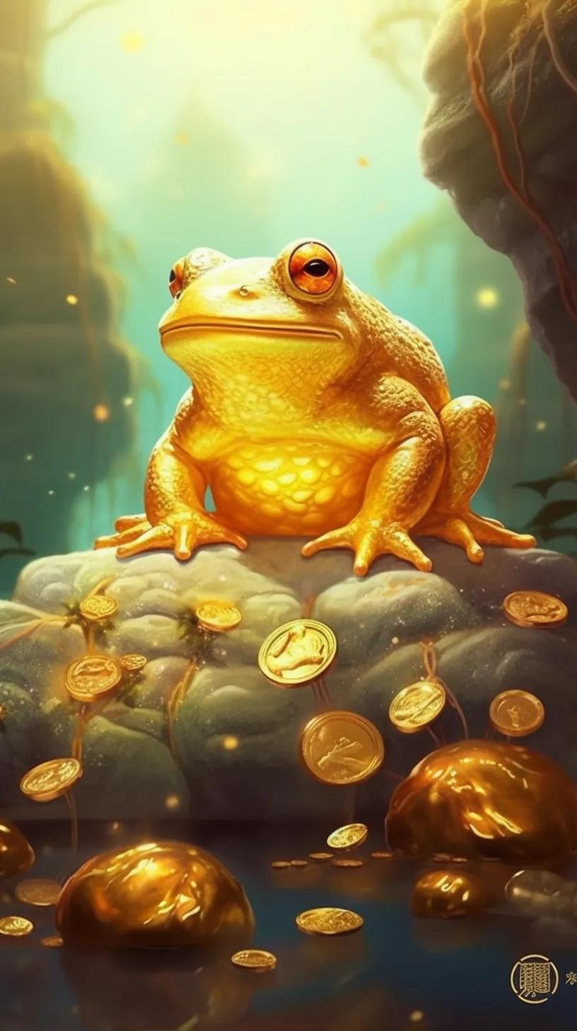 男士专用壁纸金蟾,金蟾纳财壁纸