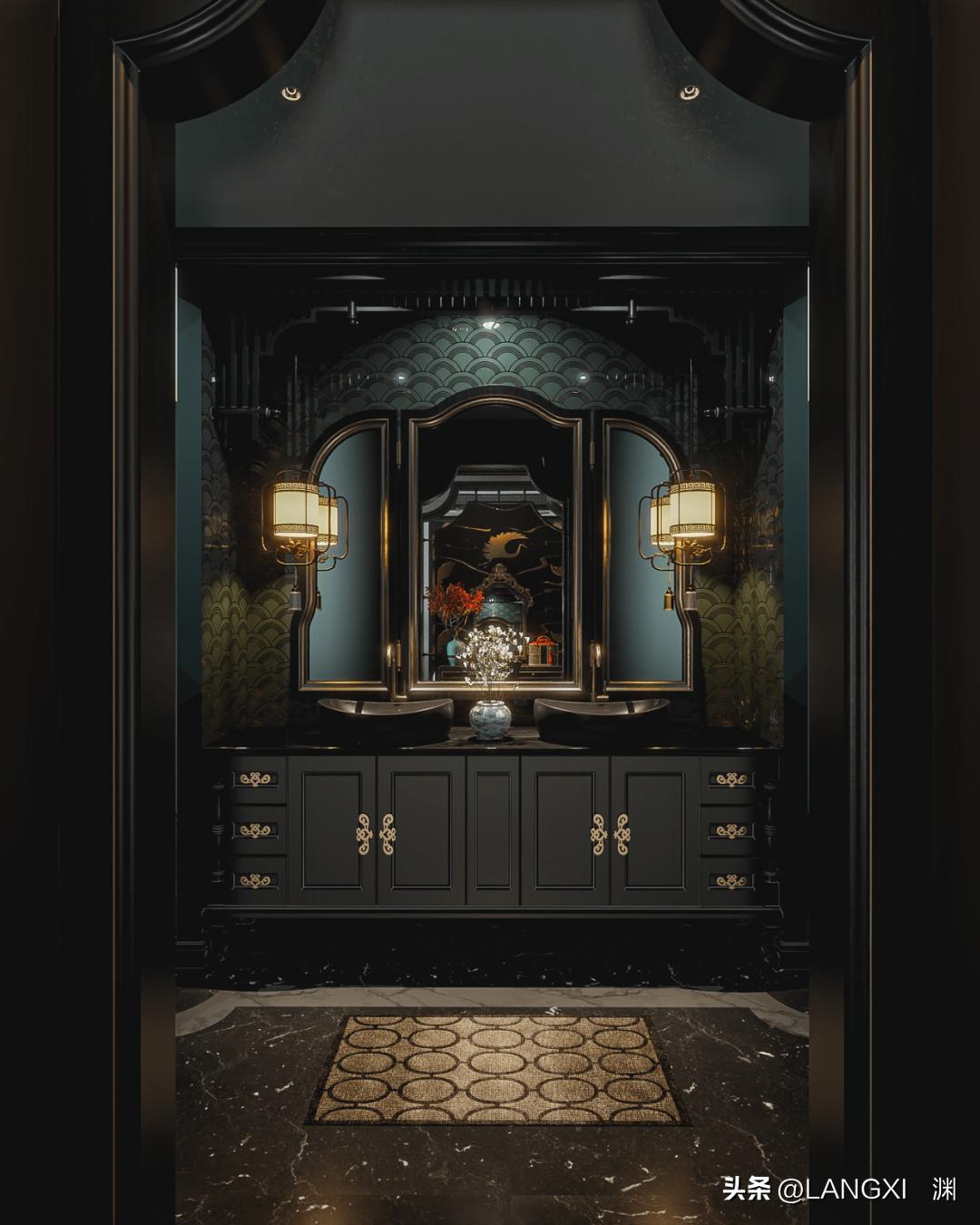 南洋复古风效果图设计元素,复古风的设计太有年代感了