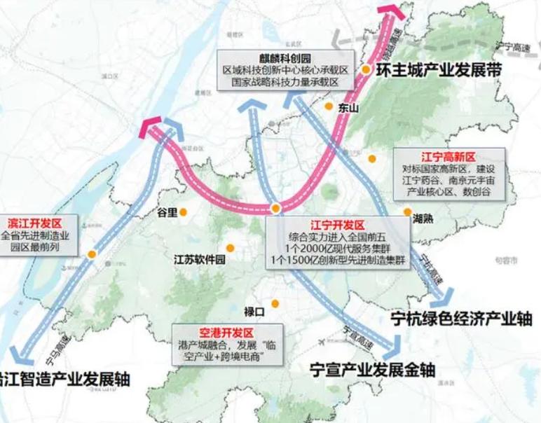 江宁区是南京最大的区,南京市江宁区分为几个区域