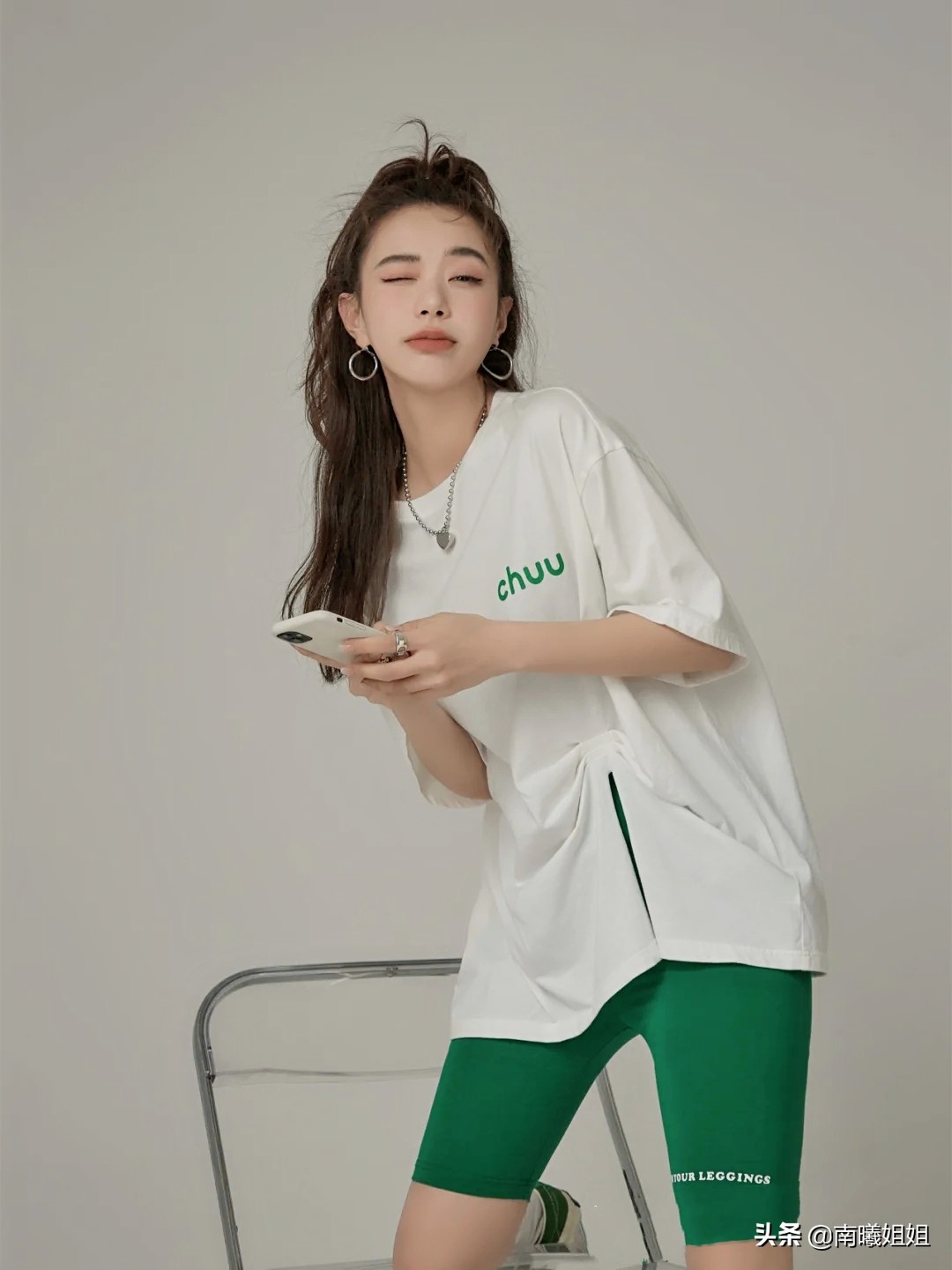 无痕裤穿搭街拍,无痕裤街拍穿搭