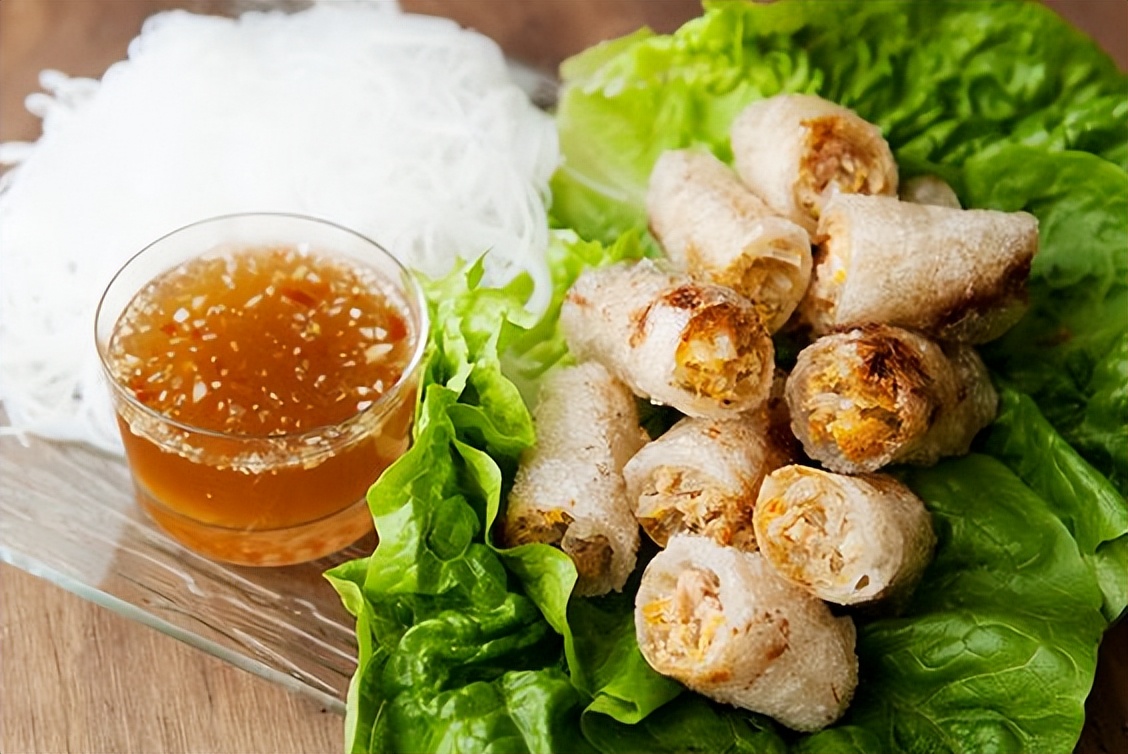 越式香炸春卷,美食推荐炸春卷