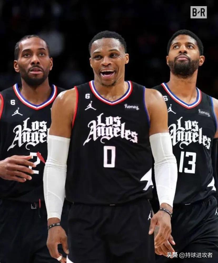 乔治谈快船底薪续约威少,快船威少全队海报