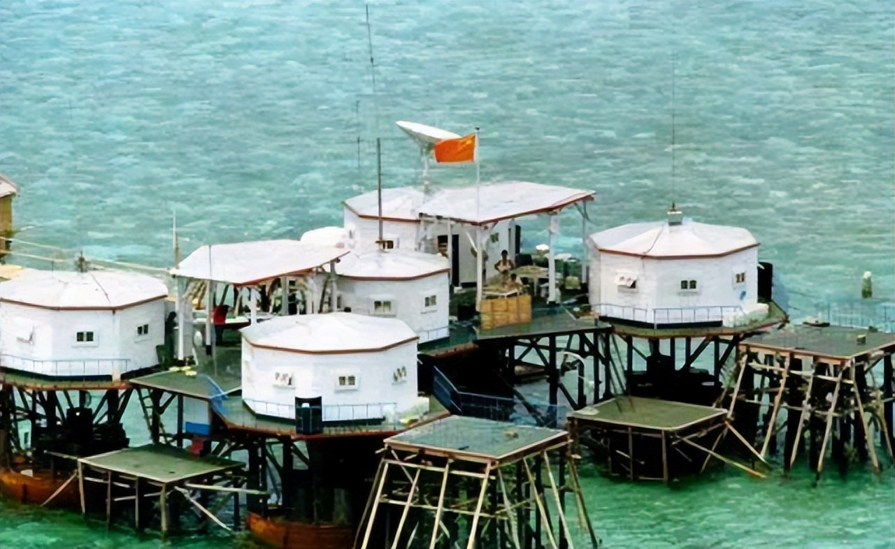 南海造岛工程美济岛,中国南海造岛美济岛图片