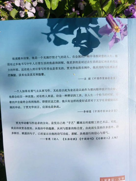 读贾光华新诗集《轻轻走过》，看诗歌如何留下岁月（文/悦桐）