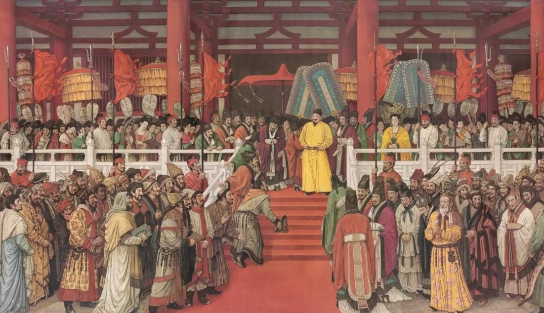 唐罗宗藩关系建立期的使者背景，需要考虑哪些因素？