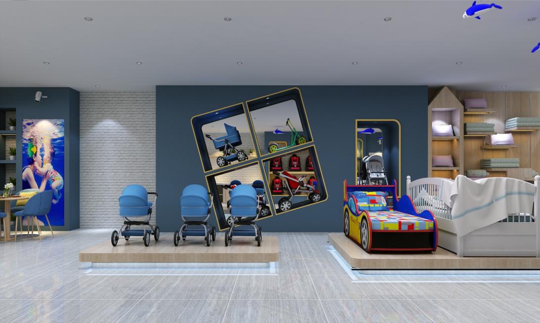 大连专业母婴店装修设计,合肥母婴店装修设计