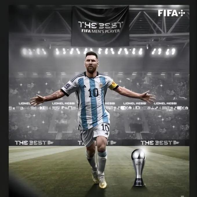 2018年世界足球冠军颁奖典礼,足坛祝贺梅西
