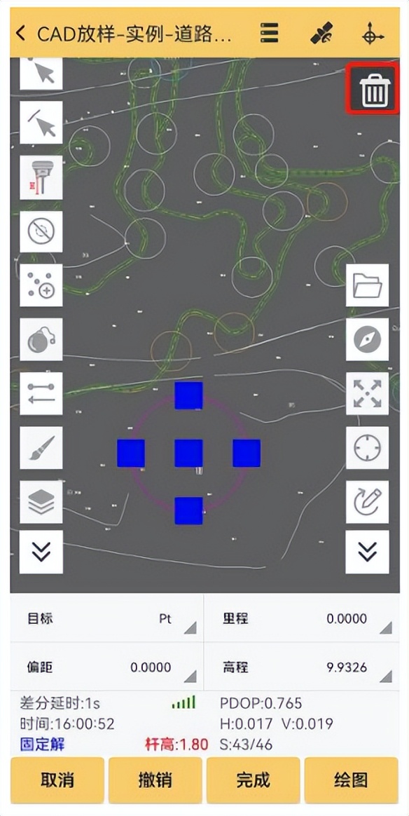 科力达rtkcad放样不显示偏距,科力达cad放样坐标和rtk坐标不一致