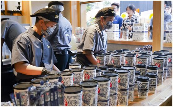 以茶会友在榕城,霸王茶姬福州烟台山旗舰店正式开业