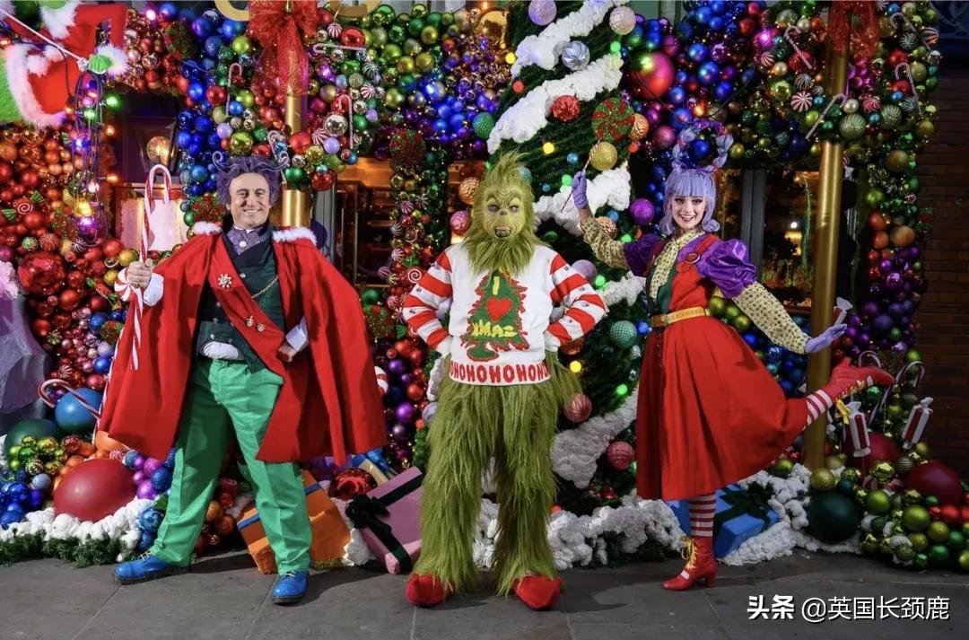 伦敦圣诞橱窗,2021年英国圣诞