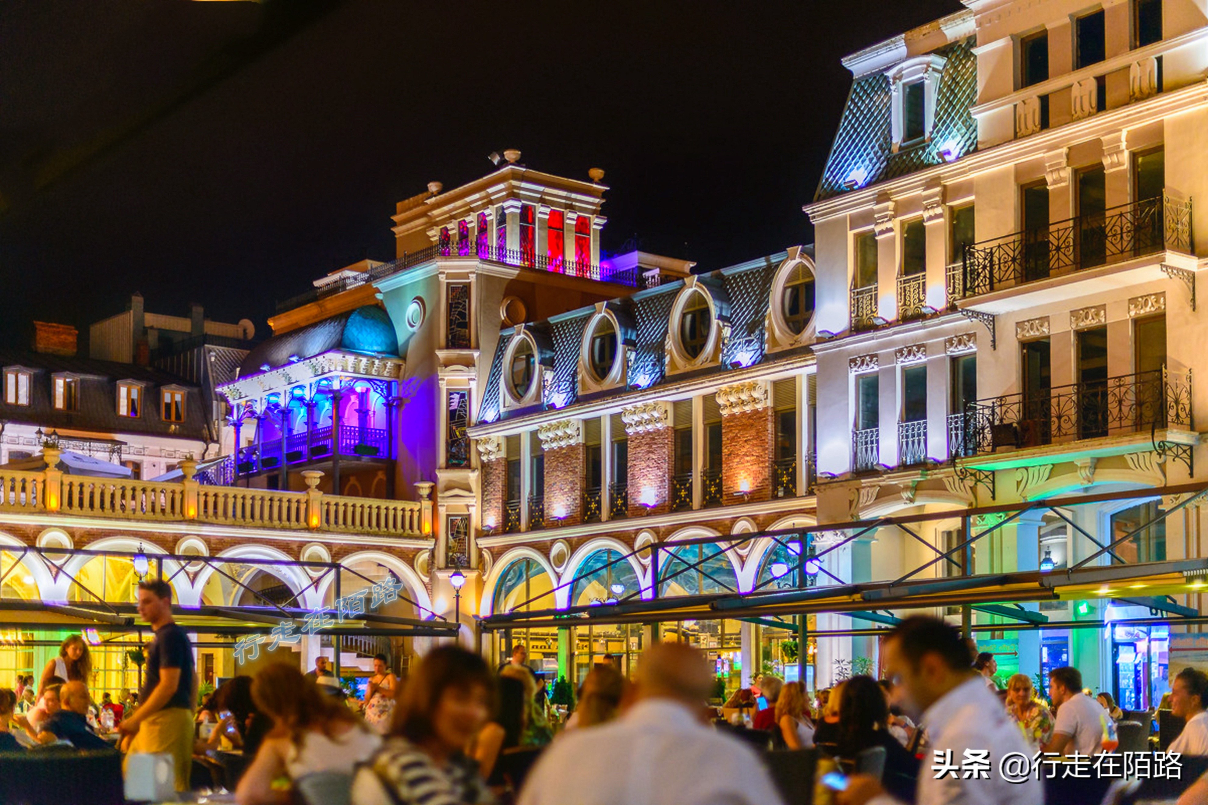格鲁吉亚城市风景,格鲁吉亚黑海边的旅游胜地