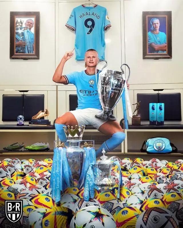 哈兰德三冠王打进多少球,哈兰德三冠王半决赛