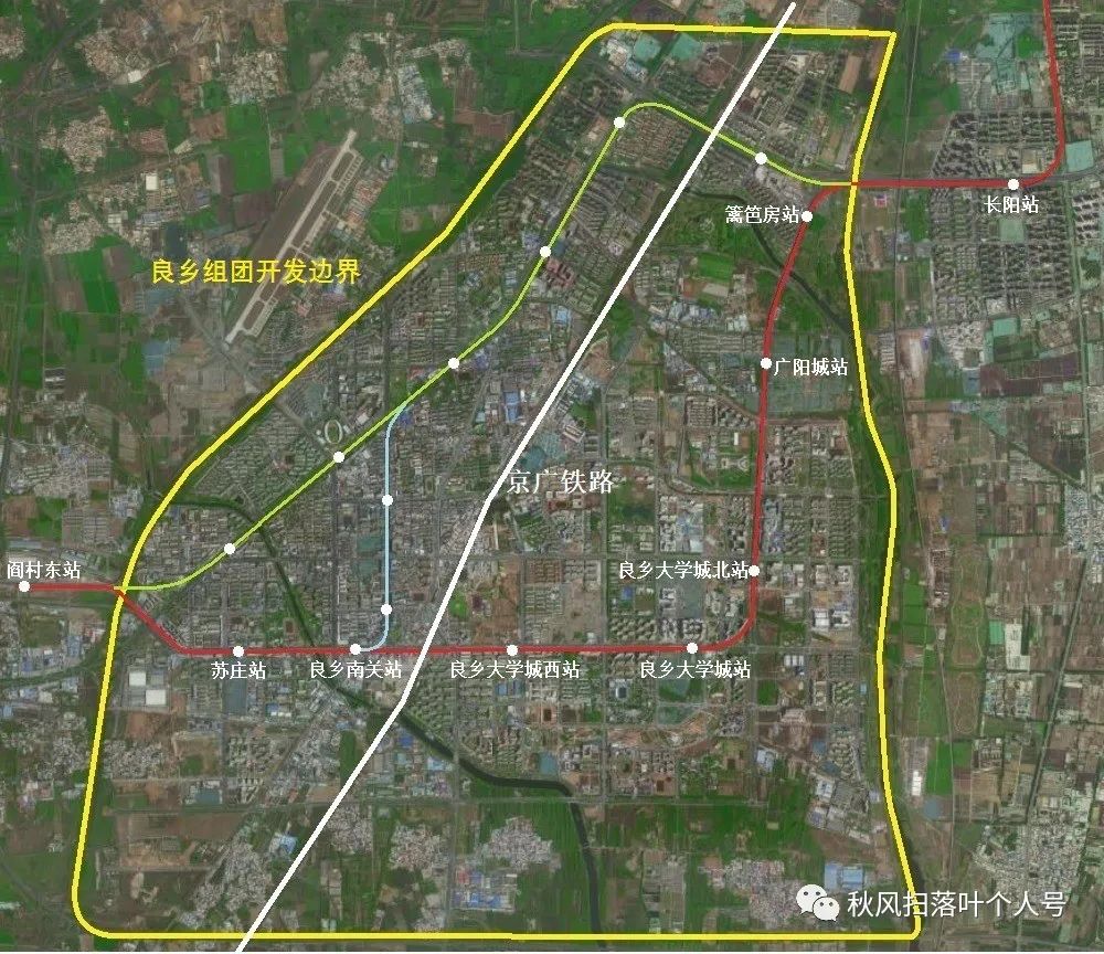 地铁房山线全程线路图放大图,轨道交通房山线征地