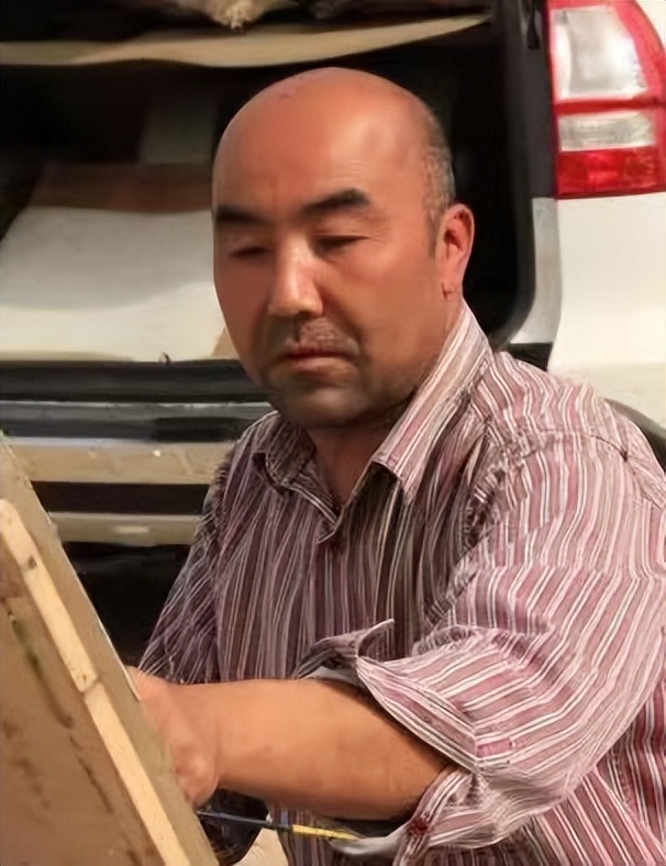 哈孜艾合买提油画最贵的作品,艾合买提江莫明