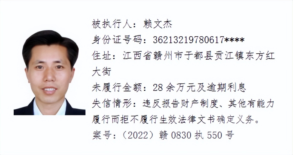 欠了几千元都不还，和他们打交道请小心！吉安这64人被曝光！